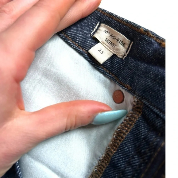 NWT Madewell 10" High-Rise Skinny Jeans Tarren - Picture 10 of 13
